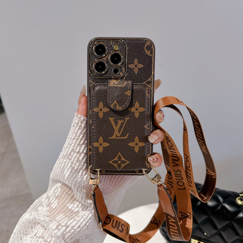 Luxury LV Series 2.0: Multi-Function iPhone Wallet Case