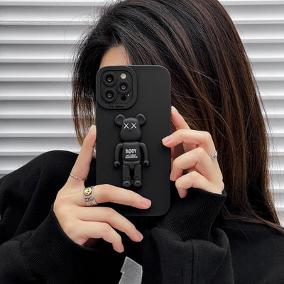 Luxury Cute Bear Case For iPhone